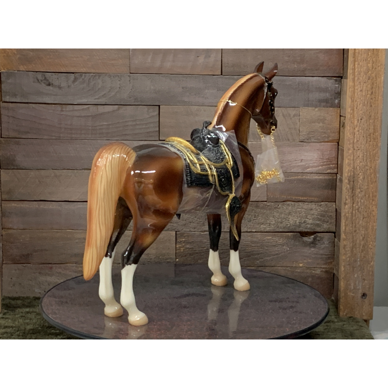 Breyer OF Horse Western Horse Chestnut Glossy Complete Set