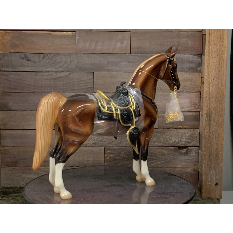 Breyer OF Horse Western Horse Chestnut Glossy Complete Set