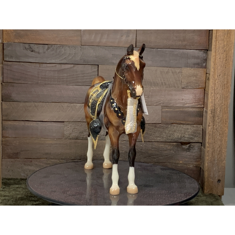 Breyer OF Horse Western Horse Chestnut Glossy Complete Set