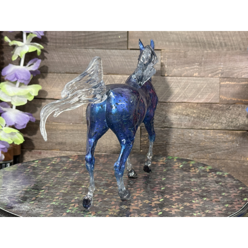 Breyer Custom Horse Classic Clear Trotting Arabian To Blue Benasque