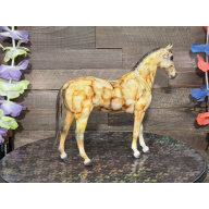 Breyer Custom Horse Classic Jet Run Horse Marbled Browns Tans Yellows