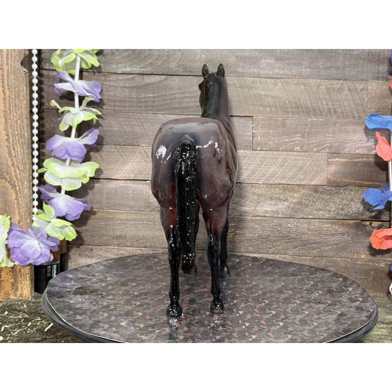 Breyer Custom Horse Traditional Ideal QH Bay Roan