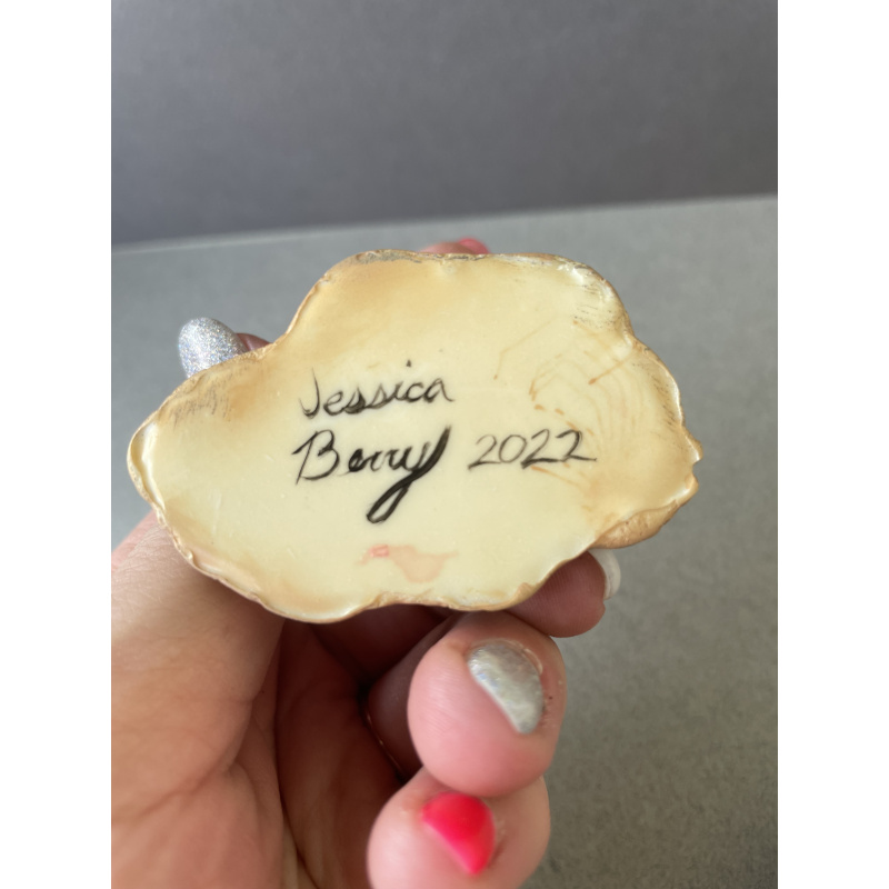 Hippocroccus the hippocampus painted by Jessica Berry