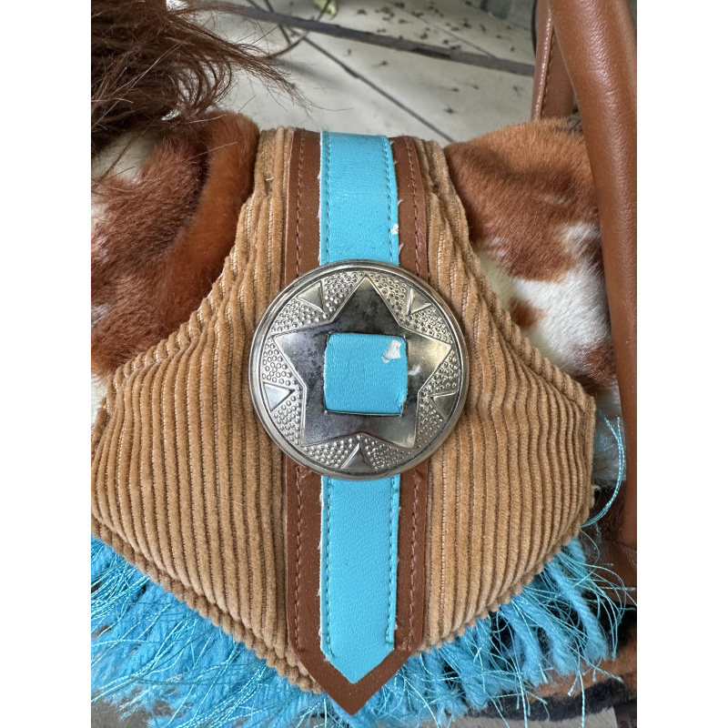 8" Sassy Pet Saks by Douglas Cowgirl Western Purse and Horse Pony Plush