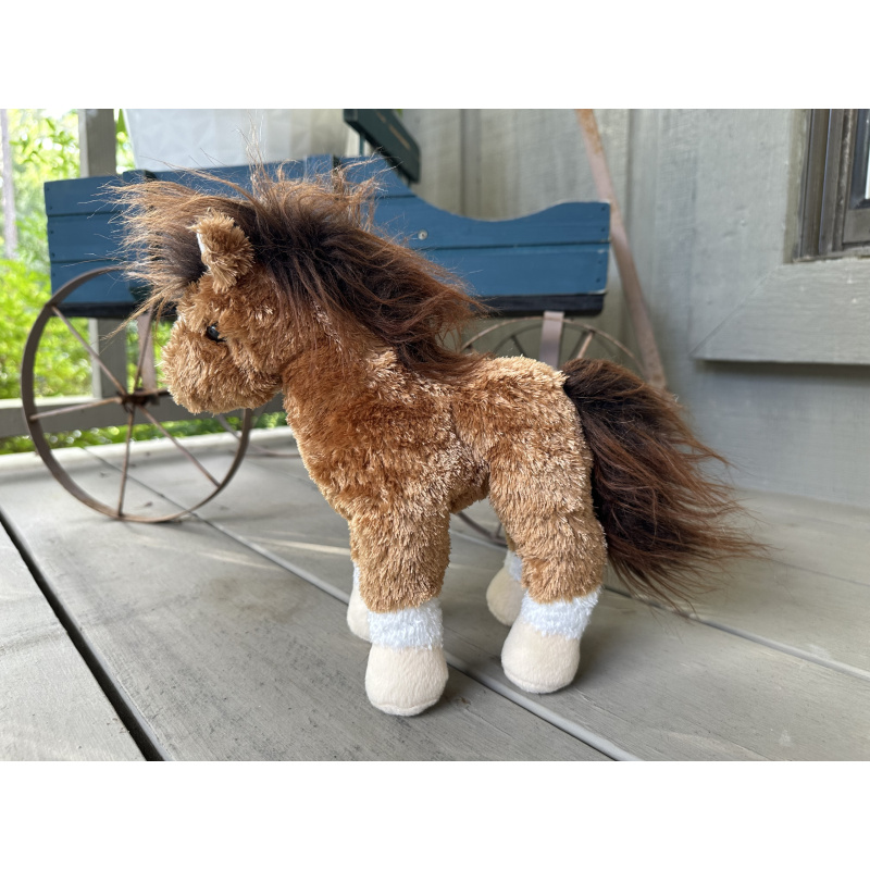 8" Sassy Pet Saks by Douglas Cowgirl Western Purse and Horse Pony Plush