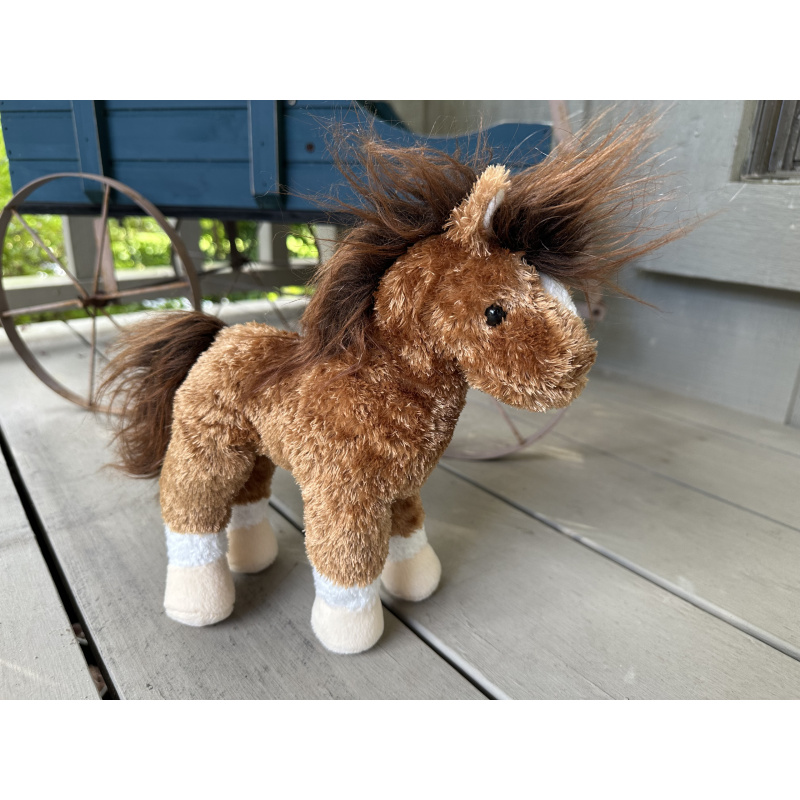 8" Sassy Pet Saks by Douglas Cowgirl Western Purse and Horse Pony Plush