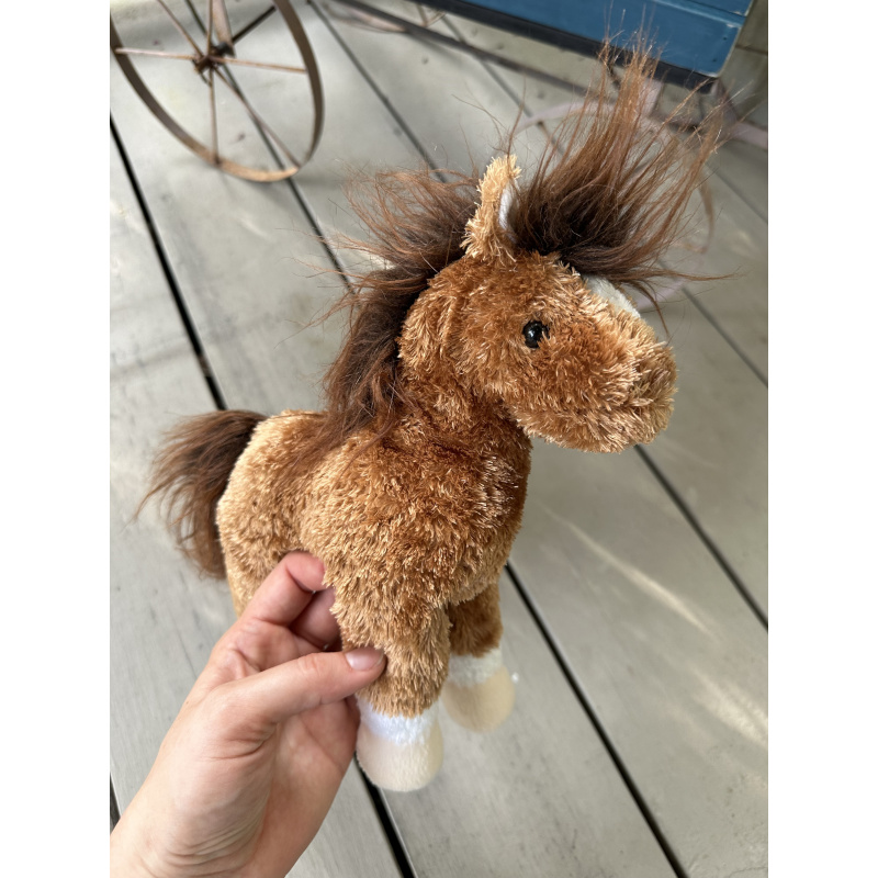 8" Sassy Pet Saks by Douglas Cowgirl Western Purse and Horse Pony Plush