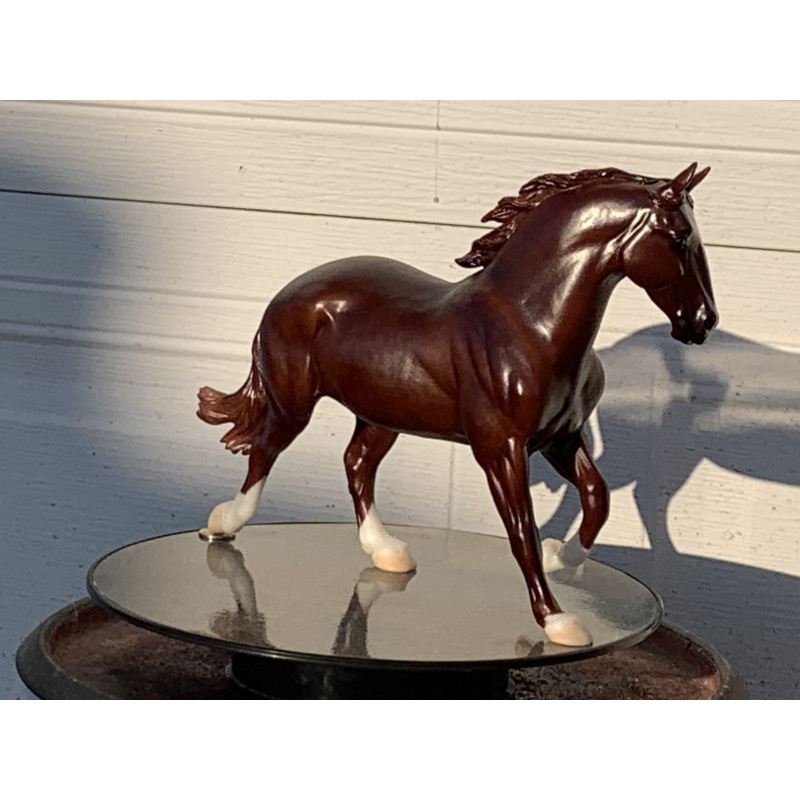 Breyer Custom Horse Traditional Wixom To Red Chestnut With Crome New Tail