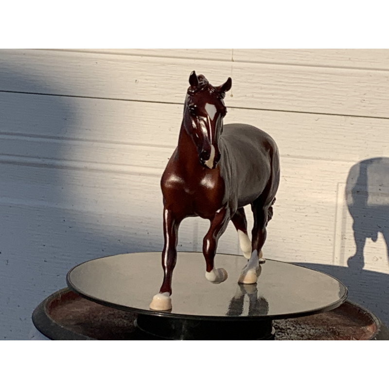 Breyer Custom Horse Traditional Wixom To Red Chestnut With Crome New Tail