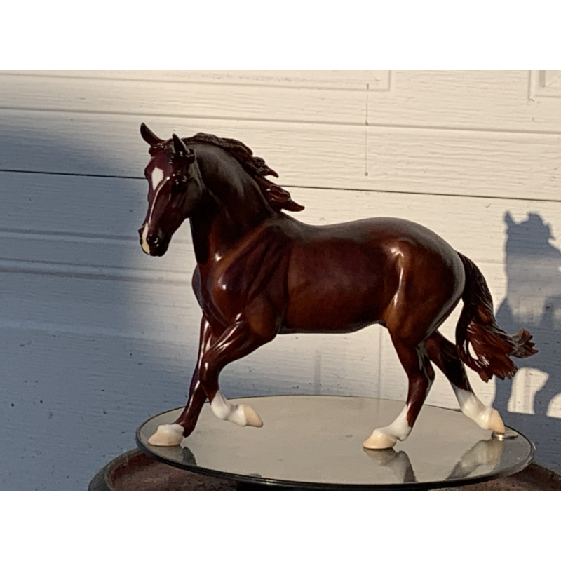 Breyer Custom Horse Traditional Wixom To Red Chestnut With Crome New Tail