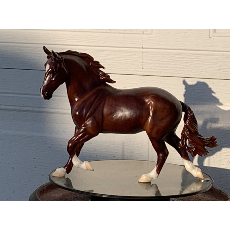 Breyer Custom Horse Traditional Wixom To Red Chestnut With Crome New Tail