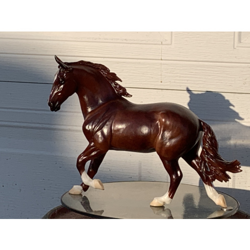 Breyer Custom Horse Traditional Wixom To Red Chestnut With Crome New Tail
