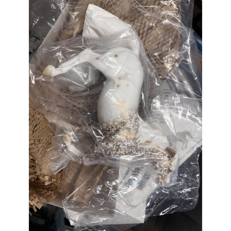 Breyer Custom Horse Semi Rearing Mustang Gold Florentine Varnish Appaloosa