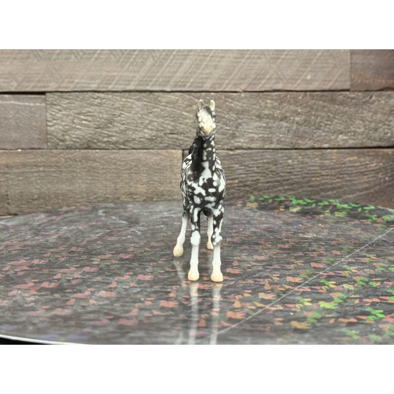 Breyer Custom Horse Stablemate Wild Dapple Black Zaphira