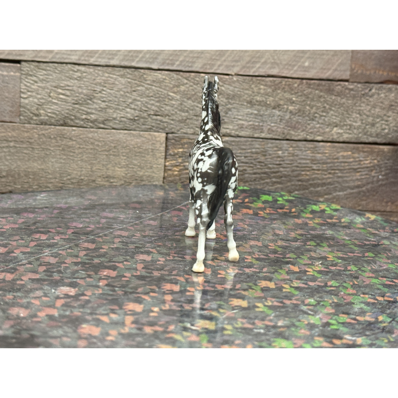 Breyer Custom Horse Stablemate Wild Dapple Black Zaphira