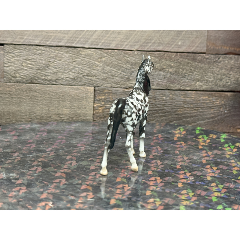 Breyer Custom Horse Stablemate Wild Dapple Black Zaphira