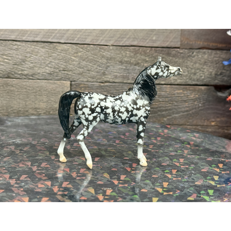 Breyer Custom Horse Stablemate Wild Dapple Black Zaphira