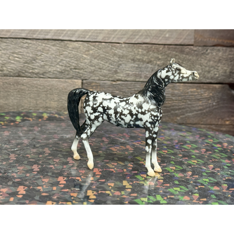 Breyer Custom Horse Stablemate Wild Dapple Black Zaphira