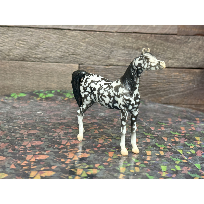 Breyer Custom Horse Stablemate Wild Dapple Black Zaphira