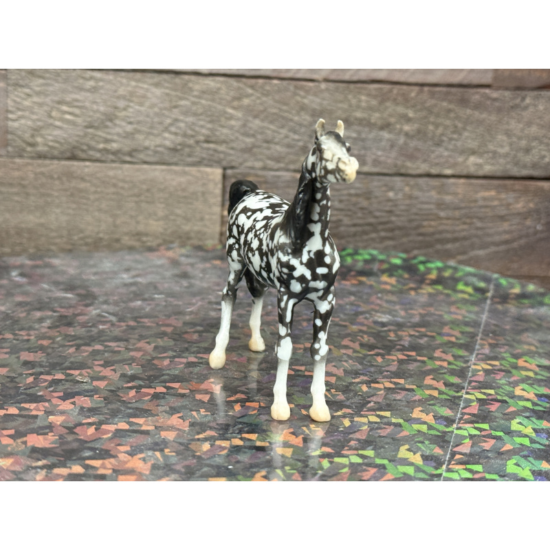 Breyer Custom Horse Stablemate Wild Dapple Black Zaphira