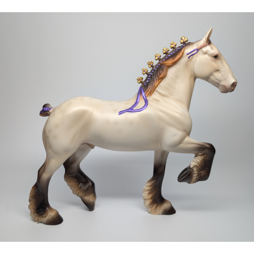 Stone Horses Trotting Draft Prince Beast LE 20