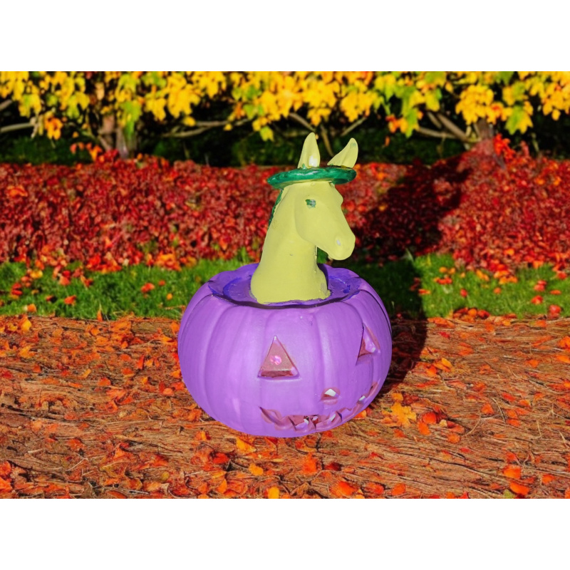 Hartland Custom donkey Halloween pumpkin