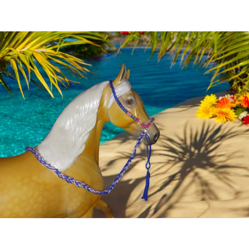 Breyer Horse custom Arabian halter and lead