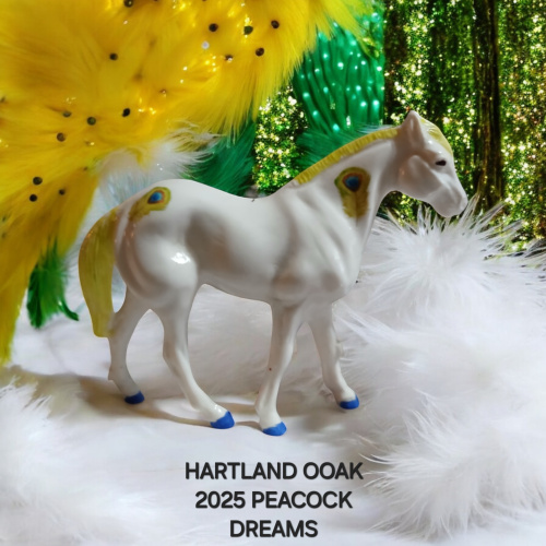 Hartland horse OOAK Tinymite Peacock Dreams free shipping