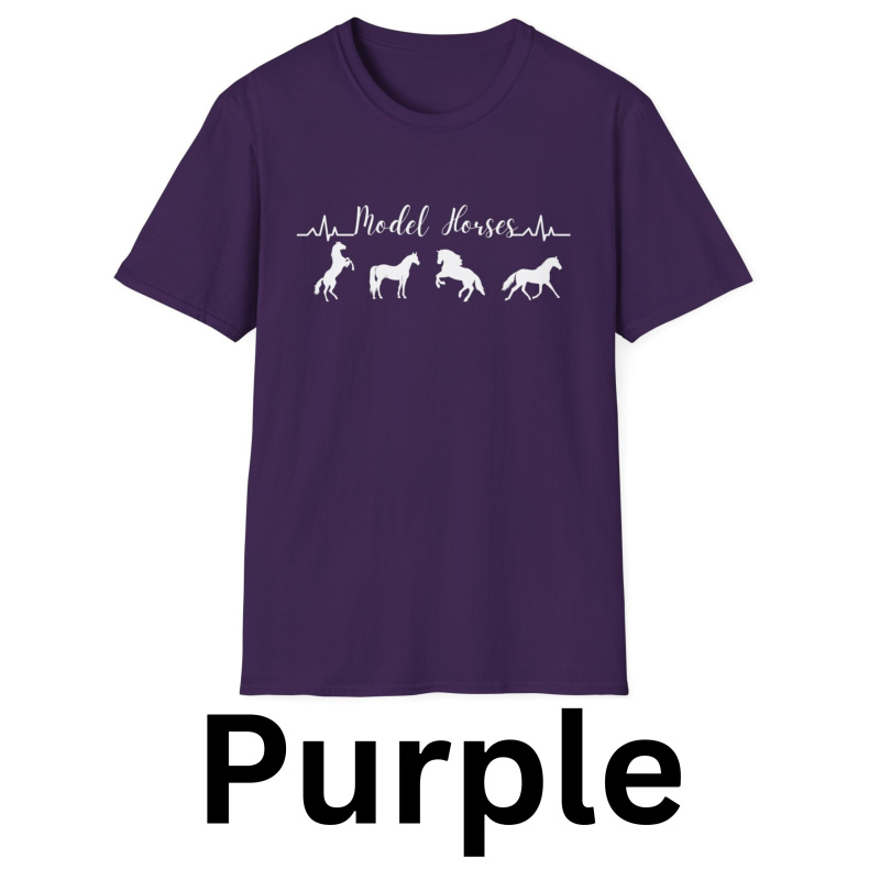 Model Horse Heartbeat T-Shirts - Sizes Small - XLarge