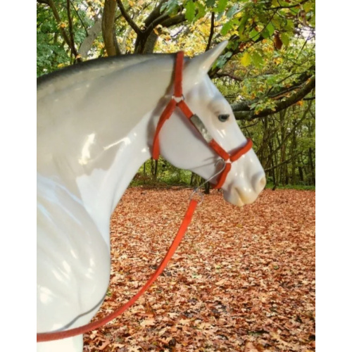 Breyer Horse custom halter lead red