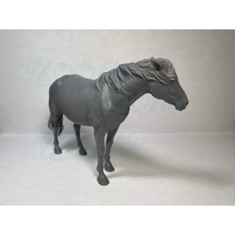 Sigi The Dulmen Pony Mare ~ 3D Solid Print Resin Model Horse Designed by Hexed Hooves