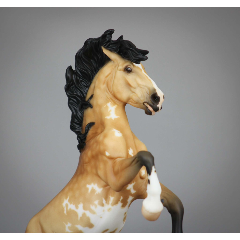 Drastic Fireheart Custom ~ Dapple Sooty Buckskin Sabino Pinto