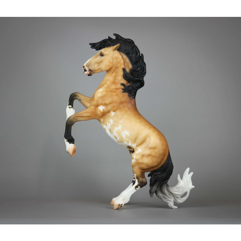 Drastic Fireheart Custom ~ Dapple Sooty Buckskin Sabino Pinto