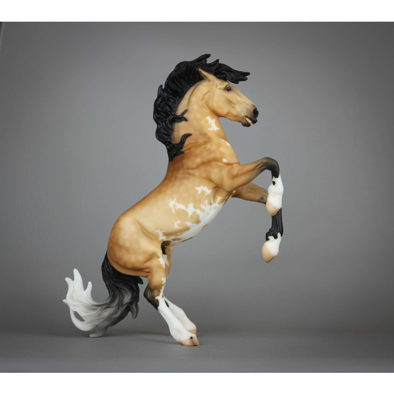 Drastic Fireheart Custom ~ Dapple Sooty Buckskin Sabino Pinto