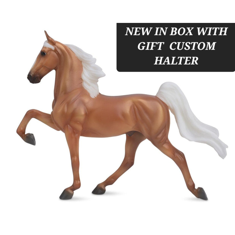 Breyer saddlebred palimino classic horse new