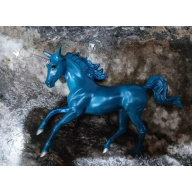 Breyer Stablemate horse blue unicorn