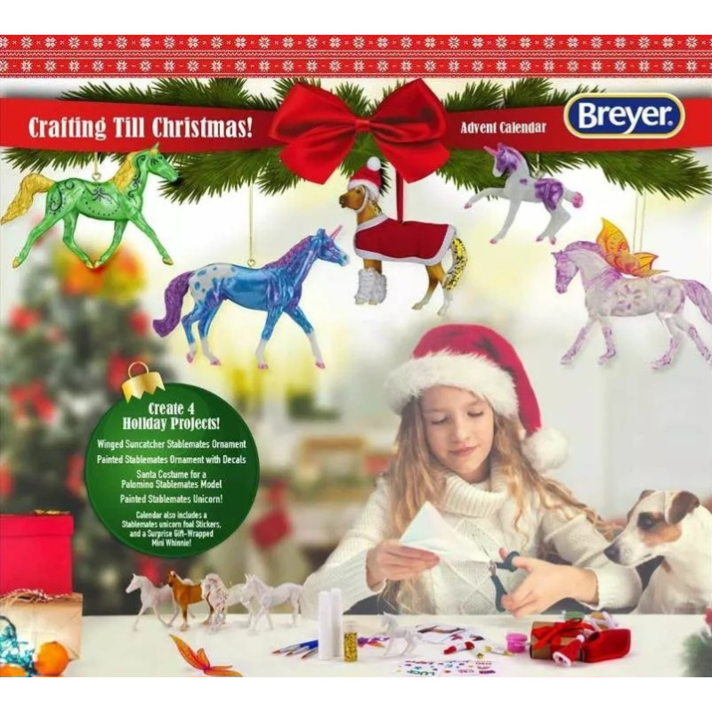 Breyer horse Christmas Holiday craft set